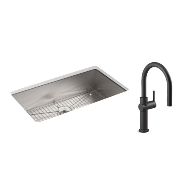 Kitchen Kohler sink & faucet